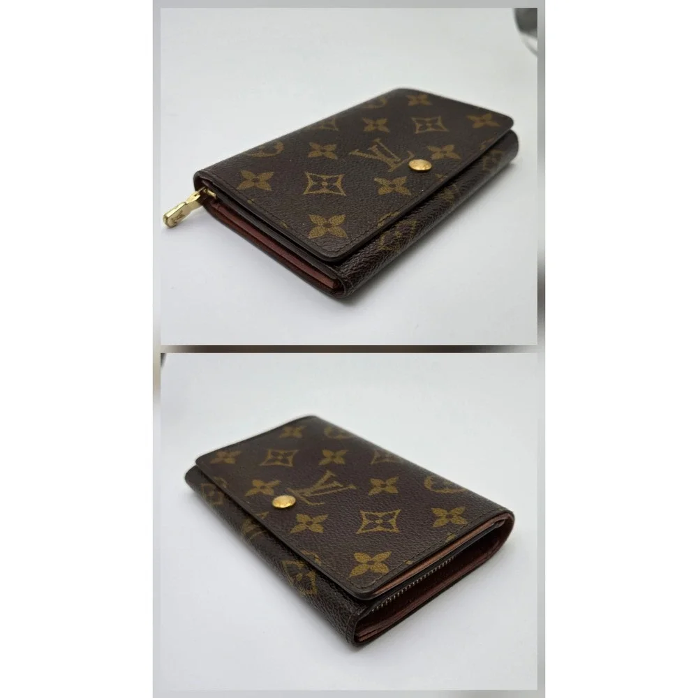 Louis Vuitton Monogram Tresor Wallet Brown Canvas Bifold France